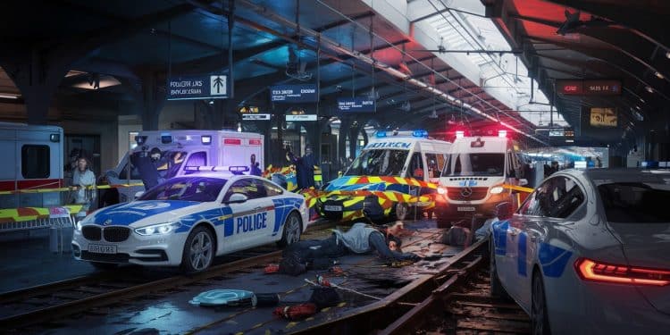Violente Agression à la Hache dans une Gare Parisienne - Viral Mag Quatre mineurs blessés dont deux grièvement par un groupe armé de haches et de couteaux Une enquête pour tentative dassassinat est en cours   Viral Mag