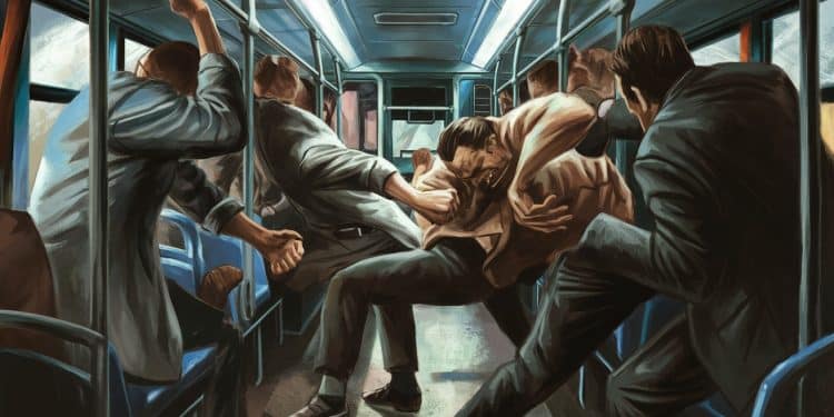 Violente Rixe Entre Deux Bandes Dans un Bus à La Rochelle - Viral Mag Une violente altercation a éclaté entre deux groupes dans un bus à La Rochelle dimanche soir Les policiers sont intervenus mais le motif reste inconnu Viral Mag