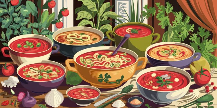 10 Nouvelles Recettes de Soupes Réconfortantes à Tester d’Urgence - Viral Mag Découvrez 10 recettes de soupes originales et réconfortantes pour réchauffer vos soirées dhiver Des saveurs inédites qui vont vous faire fondre de plaisir Viral Mag