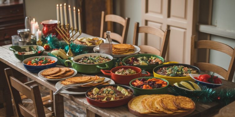 Découvrez 15 recettes daccompagnements végétariens pour un Hanoukka gourmand et sain  latkes carottes rôties épinards à la crème et plus encore    Viral Mag