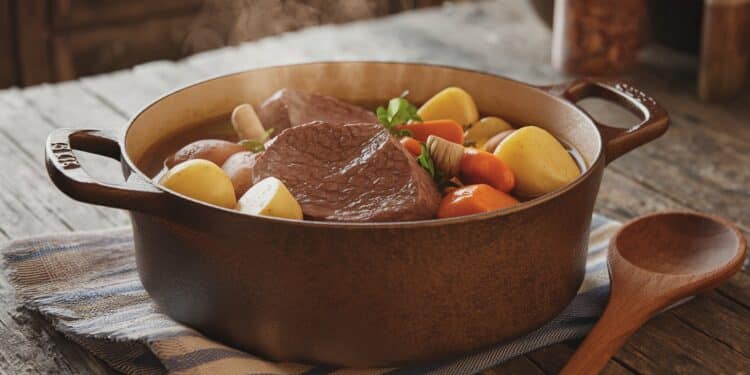 15 délicieux pot-au-feu pour un hiver réconfortant - Viral Mag Réchauffez vous cet hiver avec notre sélection des 15 meilleures recettes de pot au feu Découvrez des plats réconfortants et savoureux à déguster en famille Viral Mag