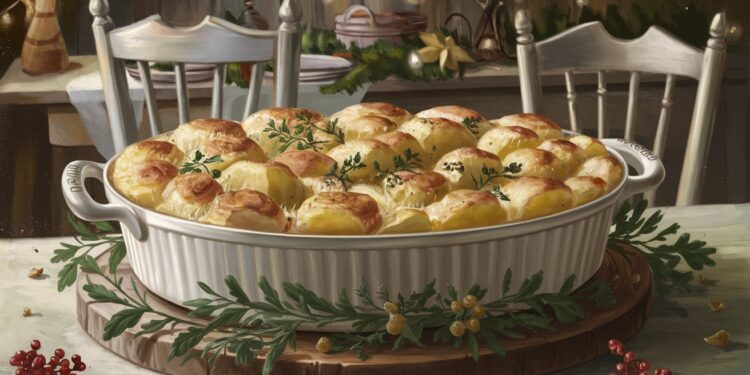15 Recettes de Casseroles de Noël Approuvées par Mamie - Viral Mag Découvrez 15 recettes de casseroles de Noël traditionnelles et réconfortantes comme le faisait mamie Patates gratinées farce aux champignons Des saveurs familiales pour un Noël chaleureux   Viral Mag