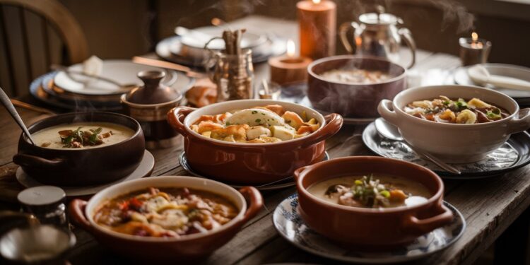 15 Recettes Hivernales Faciles et Réconfortantes pour des Dîners en Moins de 20 Minutes - Viral Mag Découvrez 15 recettes de dîners hivernaux simples et savoureux prêts en moins de 20 minutes Des plats réconfortants et nourrissants pour réchauffer vos soirées Viral Mag