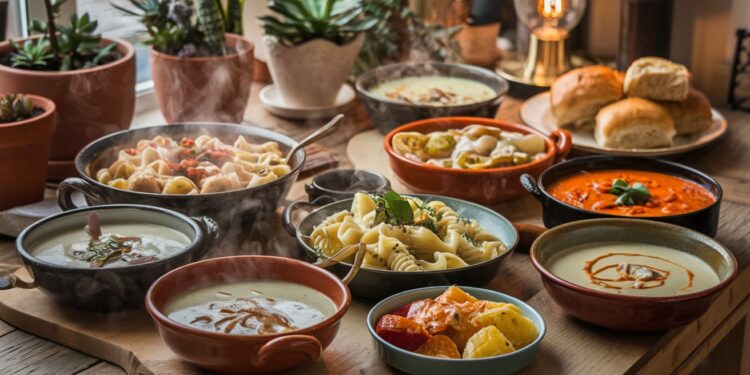 15 Recettes Hivernales Réconfortantes Prêtes en 20 Minutes - Viral Mag Découvrez 15 recettes réconfortantes et rapides pour lhiver Des soupes aux pâtes en passant par les currys réchauffez vous en un rien de temps Viral Mag