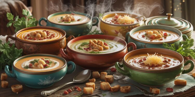 15+ Soupes Crémeuses Réconfortantes en 30 Minutes - Viral Mag Découvrez notre sélection des meilleures recettes de soupes crémeuses et réconfortantes prêtes en seulement 30 minutes Idéal pour les soirs dhiver Viral Mag