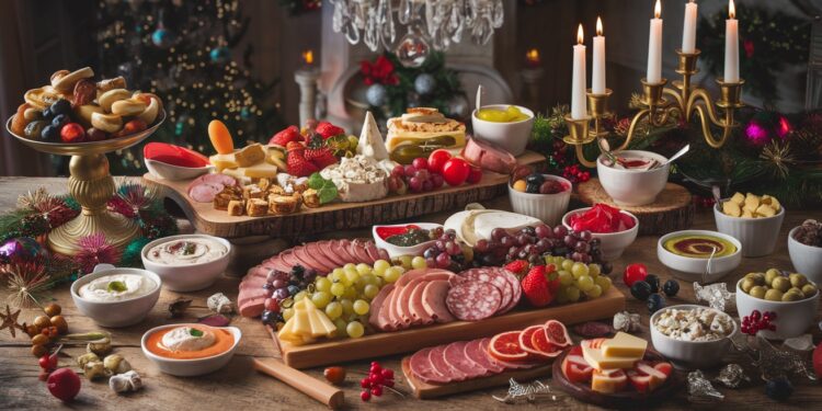 20 Recettes Apéritives Faciles Pour Patienter Jusqu’au Repas de Noël - Viral Mag Découvrez 20 idées de snacks simples et savoureux pour occuper vos invités pendant que vous finalisez le grand repas de Noël Des bouchées rapides à préparer Viral Mag