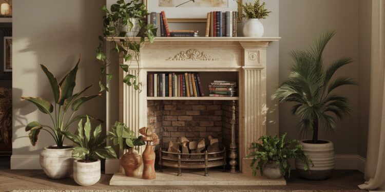 Découvrez 7 idées ingénieuses pour redonner vie à votre ancienne cheminée inutilisée et en faire un élément décoratif unique Laissez parler votre créativité    Viral Mag