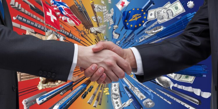 Accords Suisse-UE : Les Principaux Points de Tension - Viral Mag Les négociations Suisse UE achevées mais des sujets irritent encore souveraineté immigration salaires et finances Découvrez les détails Viral Mag