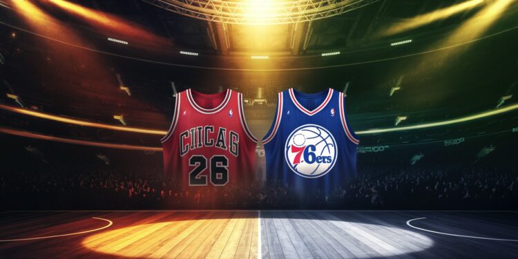 Affiche de Rêve : Chicago Bulls vs Philadelphia 76ers en NBA - Viral Mag Découvrez le choc tant attendu entre les Chicago Bulls et les Philadelphia 76ers en NBA Horaire enjeux stars Ne manquez rien de ce duel au sommet Viral Mag