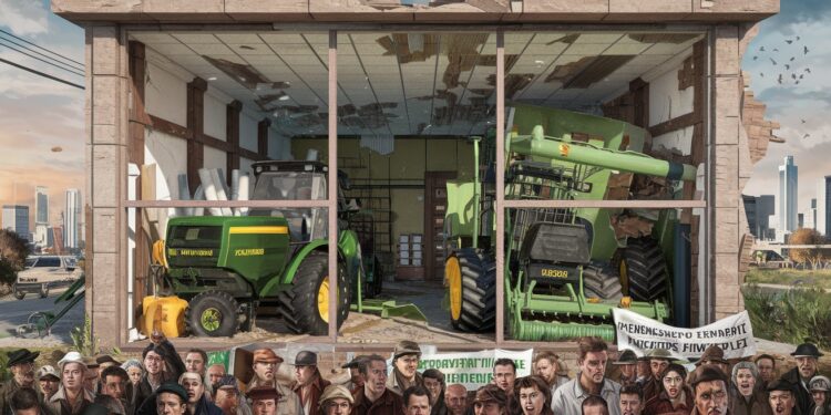 Agriculteurs en colère : Des permanences politiques vandalisées - Viral Mag Suite à la motion de censure des agriculteurs en colère sen sont pris à des permanences de députés NFP et RN en Nouvelle Aquitaine Des actions similaires sont attendues Viral Mag