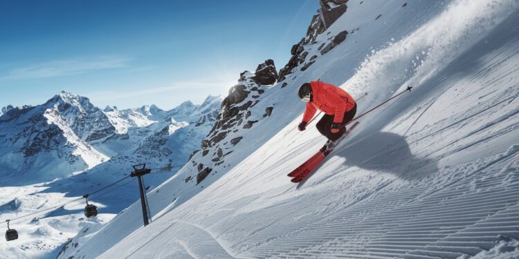 Découvrez La Plagne la station savoyarde préférée du quintuple champion de France de Freestyle Antoine Adelisse où se côtoient pentes vertigineuses et neige abondante   Viral Mag