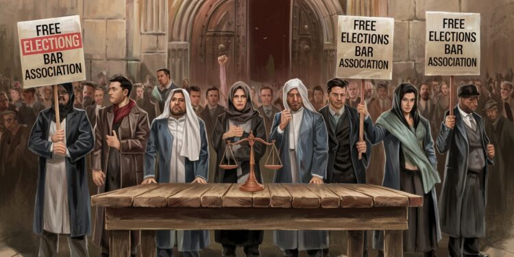 Avocats syriens réclament des élections libres du Barreau - Viral Mag Des avocats syriens lancent une pétition pour réclamer des élections libres du Barreau après des décennies de répression par le régime dAssad Viral Mag