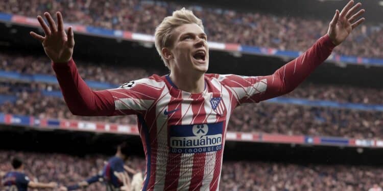 Barcelone-Atlético : La fracassante entrée de Sorloth offre la victoire aux Colchoneros - Viral Mag Dans un match fou lAtlético Madrid a arraché la victoire dans les dernières secondes grâce à son joker Alexander Sorloth Lewandowski et Griezmann passent à côté Viral Mag