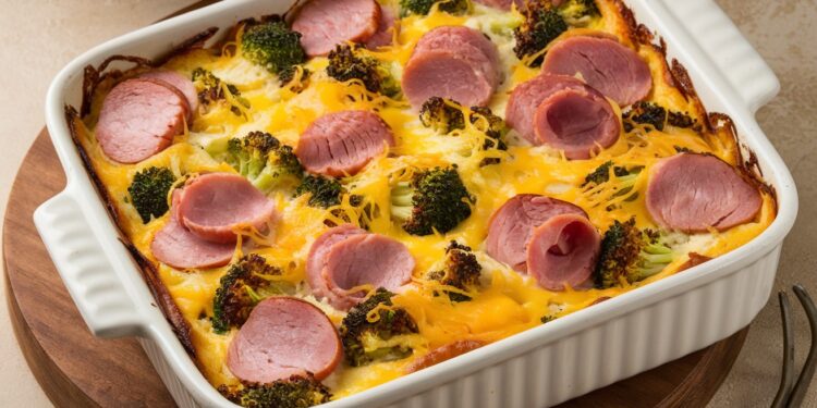 Casserole petit-déjeuner au jambon et brocoli : réveillez vos papilles ! - Viral Mag Découvrez notre délicieuse recette de casserole petit déjeuner au jambon et brocoli Facile à préparer la veille elle vous fera démarrer la journée du bon pied Viral Mag