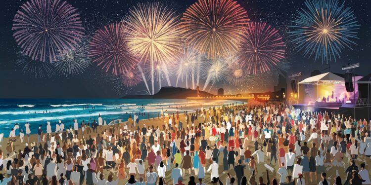 Copacabana : 2,5 millions de fêtards pour un réveillon exceptionnel - Viral Mag La plage de Copacabana à Rio de Janeiro sapprête à accueillir une foule immense pour célébrer le Nouvel An dans une ambiance festive et sécurisée Viral Mag