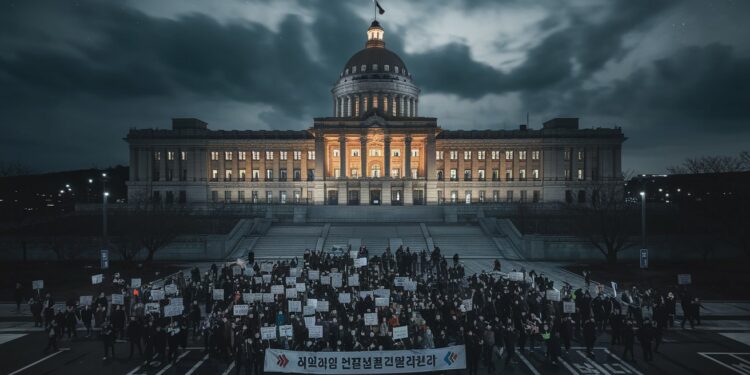 Corée du Sud : Loi Martiale Controversée du Président Yoon - Viral Mag Le président sud coréen Yoon Suk Yeol fait face à une vive opposition après avoir tenté dimposer brièvement la loi martiale dans le pays Viral Mag