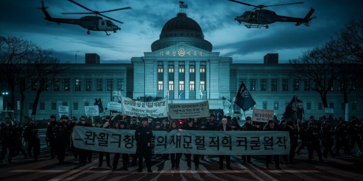 Incrédulité et indignation des manifestants suite à léphémère loi martiale décrétée par le président sud coréen Un événement choc pour la démocratie   Viral Mag