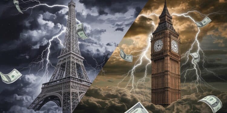 Malgré des politiques diamétralement opposées Paris et Londres sont au bord du gouffre financier Décryptage dune crise de la dette annoncée   Viral Mag