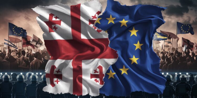 Crise politique en Géorgie : Investiture contestée d’un président prorusse - Viral Mag Géorgie linvestiture dun président prorusse divise le pays Manifestations pro UE massives tensions à leur comble Vers une nouvelle révolution Viral Mag