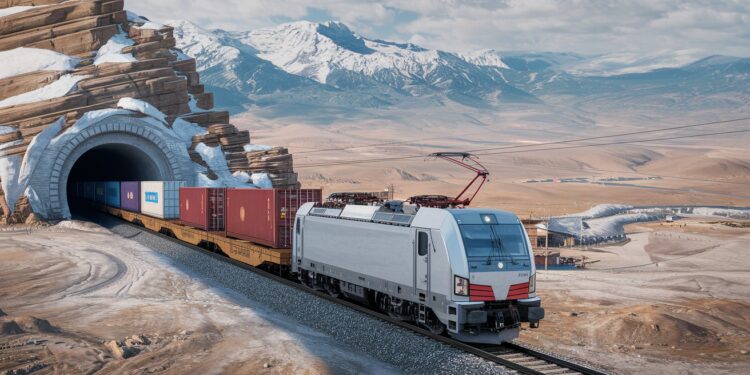 Début de la Construction du Chemin de Fer Chine-Kirghizstan-Ouzbékistan - Viral Mag Un projet titanesque reliant la Chine à lAsie Centrale vient de débuter Découvrez les enjeux de ce nouveau chemin de fer traversant des zones montagneuses Viral Mag