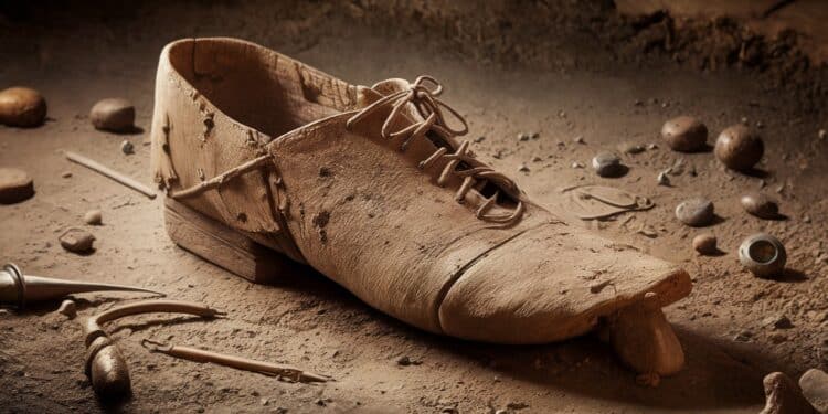 Découverte Fascinante d’un Sabot Vieux de 500 Ans aux Pays-Bas - Viral Mag Un sabot en bois vieux de 500 ans a été découvert lors dune fouille archéologique à Alkmaar aux Pays Bas offrant un aperçu unique de la vie médiévale Viral Mag
