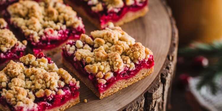 Découvrez nos irrésistibles barres crumble aux canneberges et à lorange le dessert parfait pour réchauffer vos journées dhiver Faciles à préparer et à congeler elles vous régaleront à tout moment    Viral Mag