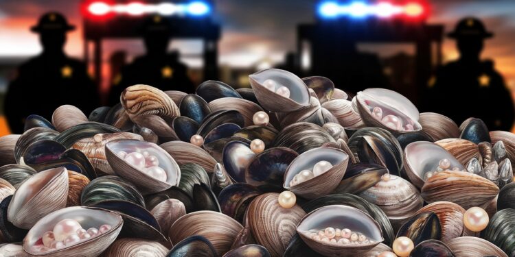 Démantèlement D’un Vaste Trafic De Mollusques Contaminés - Viral Mag Un vaste trafic de mollusques pêchés illégalement dans une zone polluée a été démantelé au Portugal en Espagne et en France 62 arrestations et saisie de 30 tonnes de coquillages et 6 tonnes de civelles Viral Mag