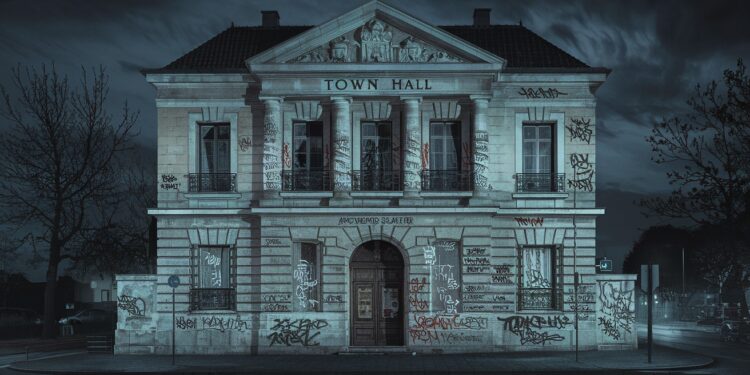 Des bâtiments tagués à Marignane : menaces et mafia pointées du doigt - Viral Mag Stupeur à Marignane des tags antisémites et menaçants découverts sur des bâtiments publics lien avec la DZ Mafia soupçonné Une enquête ouverte Viral Mag