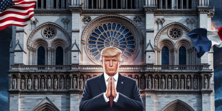 La présence de Donald Trump à Notre Dame ravive le lien entre sa carrière politique et la religion De la droite catholique aux nouvelles croyances chrétiennes découvrez comment la foi façonne son parcours   Viral Mag