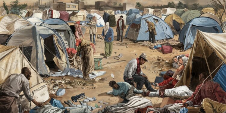 Drame au Soudan : 2 Morts et 12 Blessés dans un Bombardement sur un Camp de Déplacés - Viral Mag Un bombardement meurtrier a frappé un camp de déplacés au Soudan faisant 2 morts et 12 blessés Des organisations humanitaires appellent à une action internationale urgente Viral Mag