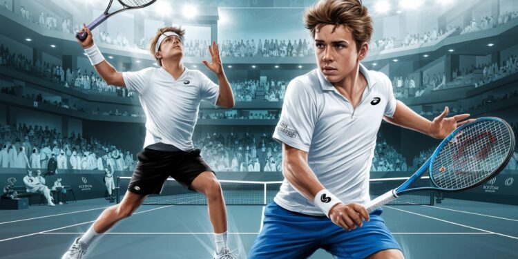 Fils et Van Assche aux Next Gen ATP Finals : Un Tremplin pour 2025 ? - Viral Mag Arthur Fils et Luca Van Assche jeunes espoirs du tennis français se préparent pour les Next Gen ATP Finals à Djeddah Un tournoi quils voient comme un tremplin vers le top niveau en 2025 Viral Mag