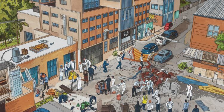 Fusillade Lors de la Réouverture d’un Hôpital à Haïti, Plusieurs Blessés - Viral Mag Une fusillade a éclaté lors de la cérémonie de réouverture de lHôpital de lUniversité dÉtat dHaïti faisant plusieurs blessés dont des journalistes Les détails choquants Viral Mag