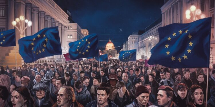 Géorgie : 12e Nuit de Protestations Pro-UE à Tbilissi - Viral Mag Manifestations massives en Géorgie des milliers de citoyens pro UE dans les rues de Tbilissi pour une 12e nuit dénonçant la dérive autoritaire et les accusations de truquage électoral Viral Mag