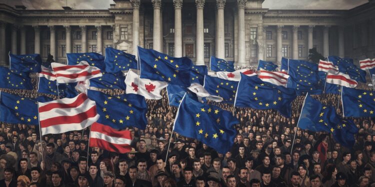 Géorgie: La Détermination Du Peuple Pour L’Union Européenne - Viral Mag Malgré les tentatives du gouvernement de repousser lintégration européenne la mobilisation pro européenne en Géorgie reste plus forte que jamais Viral Mag