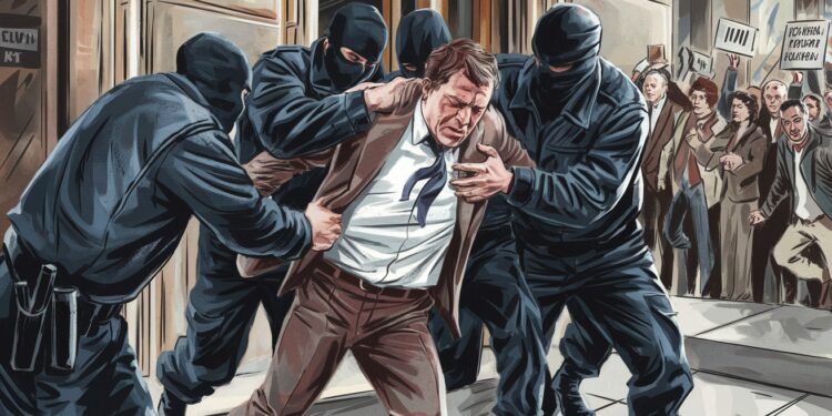 Géorgie : L’Arrestation Brutale d’un Chef de l’Opposition Fait Polémique - Viral Mag En Géorgie larrestation musclée dun leader de lopposition par des policiers cagoulés lors dune descente dans les locaux de son parti suscite lindignation et ravive les tensions politiques dans le pays Viral Mag