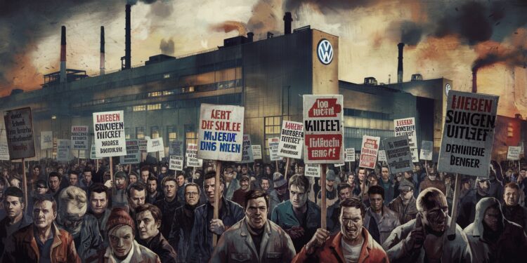 La plus importante grève de lhistoire de Volkswagen débute en Allemagne Découvrez les enjeux économiques et politiques majeurs de ce conflit social sans précédent   Viral Mag
