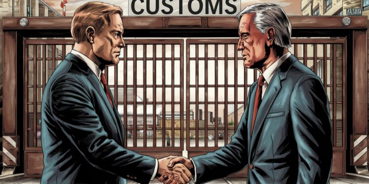 Guerre tarifaire ? Trump menace d’imposer des droits de douane - Viral Mag Donald Trump menace le Canada dappliquer des droits de douane de 25 sur les produits canadiens Des ministres canadiens tentent des négociations Viral Mag