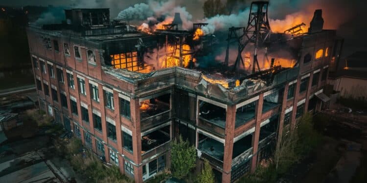 Un violent incendie ravage un squat à Caluire et Cuire près de Lyon faisant plusieurs blessés graves dont deux défenestrés Lorigine du drame reste inconnue   Viral Mag