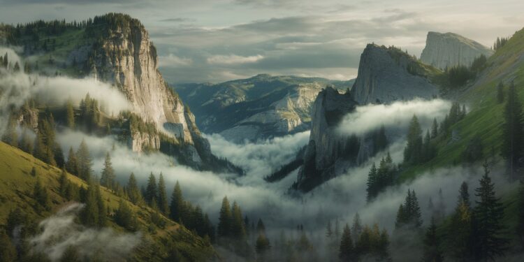 Dans le Jura suisse des nuages prennent vie en cascades époustouflantes Découvrez ce phénomène météo rare capturé par le photographe Nicolas Gascard   Viral Mag