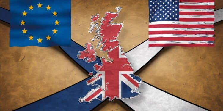Selon le Premier ministre britannique le Royaume Uni peut travailler à la fois avec lUE et les États Unis malgré les tensions Découvrez sa vision   Viral Mag