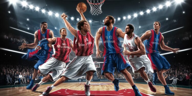 Kevin Punter et Zach Leday Mènent l’Olimpia Milan à la Victoire Face au FC Barcelone - Viral Mag Dans un match épique en Euroligue lOlimpia Milan propulsé par les performances exceptionnelles de Kevin Punter et Zach Leday a triomphé 94 81 face au FC Barcelone Viral Mag