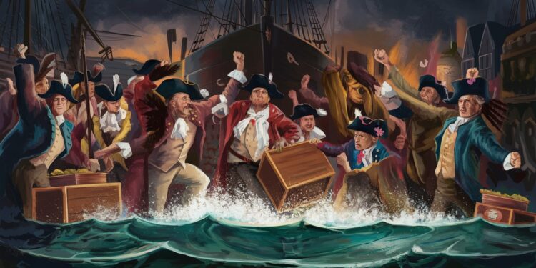 La Boston Tea Party : Le Déclencheur de la Révolution Américaine - Viral Mag Découvrez comment la Boston Tea Party de 1773 a lancé la Révolution Américaine et marqué un tournant décisif dans lhistoire des États Unis Viral Mag