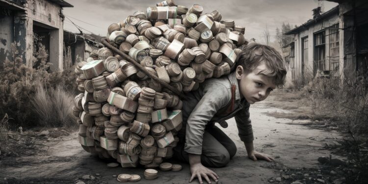 La dette française explose : une faute morale envers les générations futures ? - Viral Mag Lexplosion de la dette publique française soulève des questions éthiques Sommes nous en train de léguer un fardeau insoutenable aux générations futures par irresponsabilité et égoïsme Viral Mag