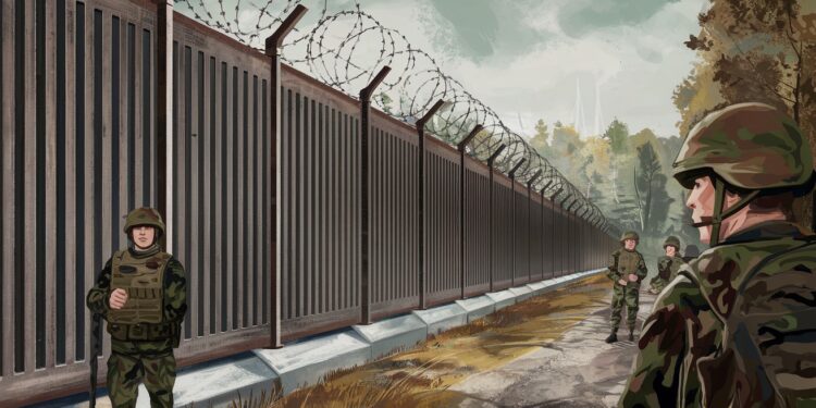 La Frontière Polonaise, entre Protection et Controverse - Viral Mag La clôture à la frontière polono bélarusse suscite des débats houleux Un outil de sécurité ou un piège dangereux Viral Mag