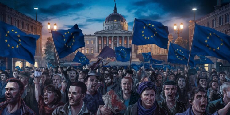 La Manifestation, Remède à la Mélancolie pour l’Opposition Géorgienne - Viral Mag En Géorgie lopposition pro européenne trouve de la force dans les manifestations massives malgré la déception et le désespoir face au gouvernement Viral Mag