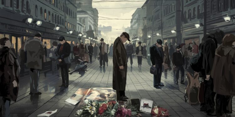 Chaque matin à Kiev une minute de silence honore les victimes de la guerre Malgré son importance peu sy arrêtent Des militantes agissent pour changer ça   Viral Mag