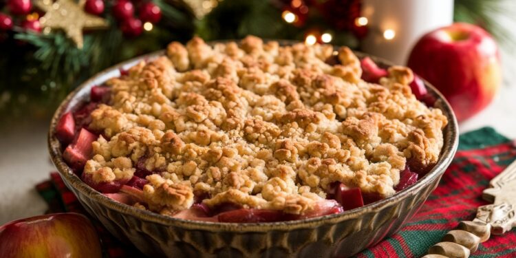 Découvrez la recette de crumble aux pommes et à la rhubarbe que la grand mère de Tom Holland prépare chaque Noël Un dessert réconfortant et savoureux    Viral Mag