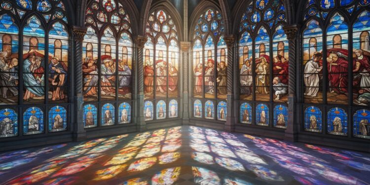 La renaissance éblouissante des vitraux de Notre-Dame - Viral Mag Merveille retrouvée Découvrez la restauration époustouflante des vitraux de Notre Dame qui brillent dun éclat sans pareil depuis lincendie Viral Mag