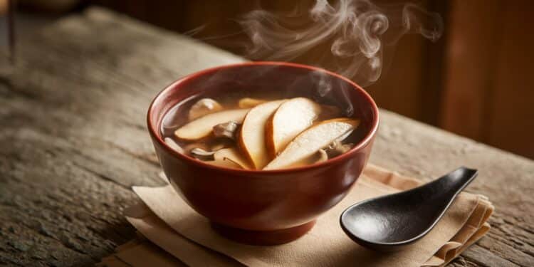 Découvrez la soupe aux champignons et à la poire asiatique un met traditionnel chinois qui réchauffe les cœurs en hiver Plongez dans son histoire fascinante et sa préparation délicieuse   Viral Mag