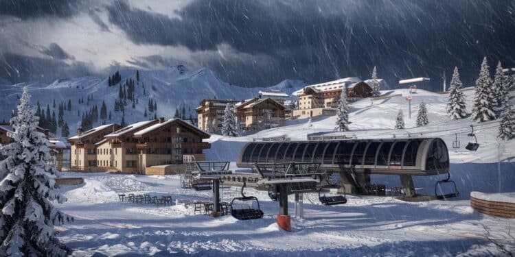 La Tempête Hivernale Apporte de Fortes Chutes de Neige en Montagne - Viral Mag Larrivée de lhiver sannonce mouvementée avec une tempête apportant des chutes de neige abondantes en montagne et des vents violents sur une large partie de la France Viral Mag